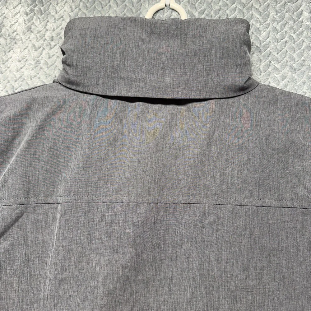 Rip Curl Anti Series Jacket Large Gray Hooded Windbreaker Surf Unisex Coastal‎